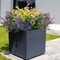 12 Pcs Artificial Flowers Outdoor, Faux Artificial Plants UV Resistant Plastic Flower Bulk for Hanging Planter Porch Window Home Wedding Fall Summer Decor (12, Fuchsia, Purple, Yellow, Green)